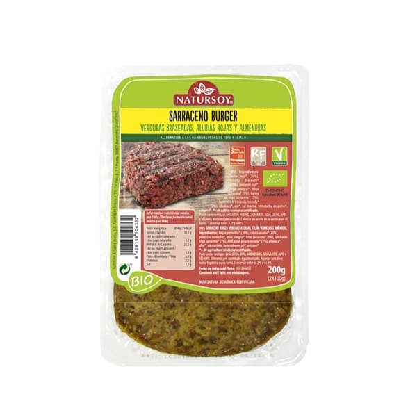 Hambr.T.Sarraceno/verduras 200g