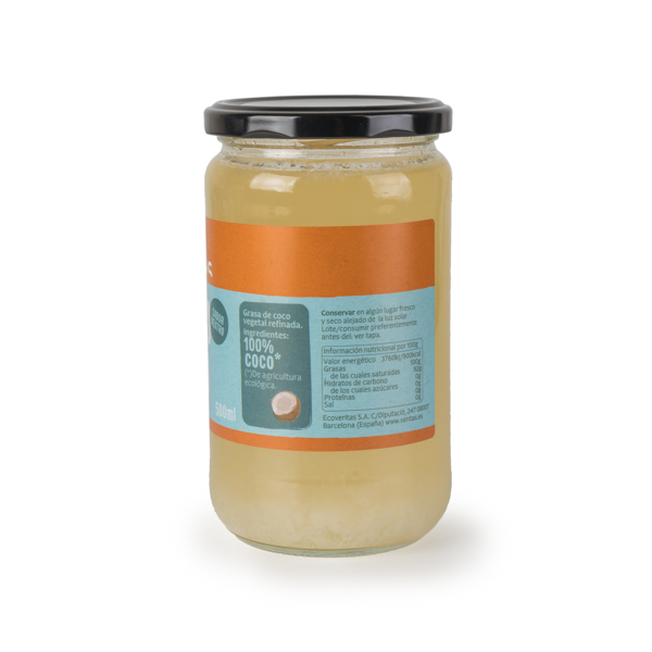 Oli coco refinat 500ml ECO