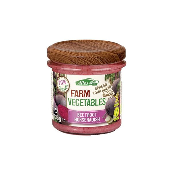 Mousse remolacha/rábano Allos 135g ECO