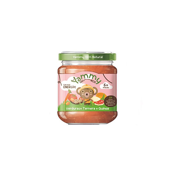 Puré verduras, ternera y quinoa 195g ECO