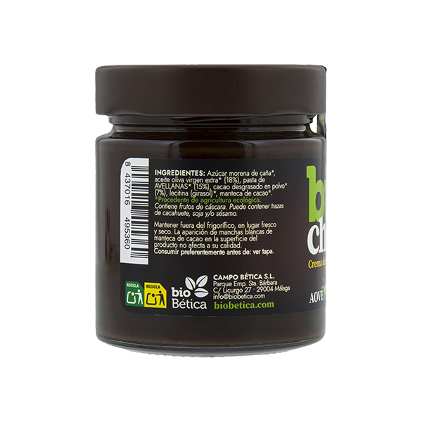 Crema cacau i avellana 200g ECO