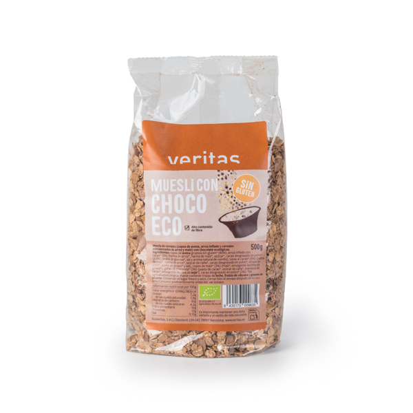 Muesli xocolata s/g 500g ECO