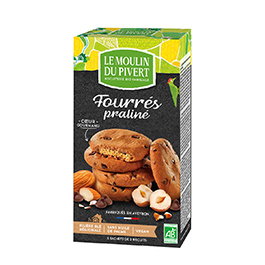 Cookies farcides praliné 175g ECO