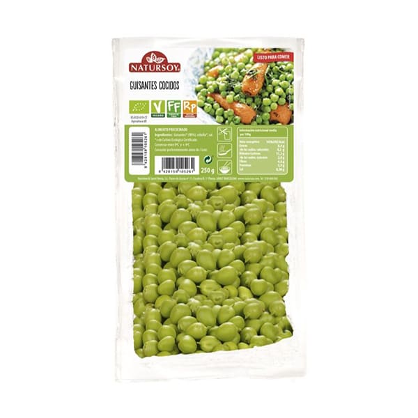 Guisantes cocidos 250g