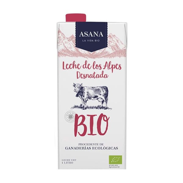 Leche desnatada 1L