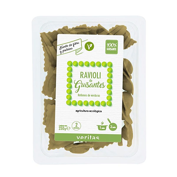 Ravioli guisante/verduras 250g