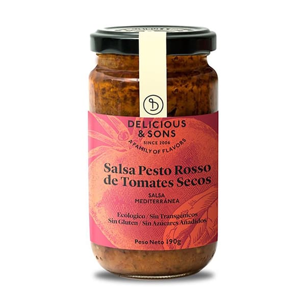 Salsa pesto Rosso tomate seco ECO