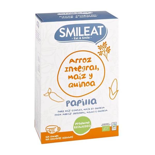 Papilla arroz integral maíz quinoa 230g