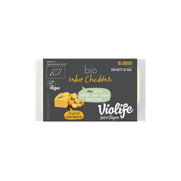 Bloque Cheddar Vegano Violife 200g ECO