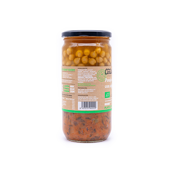 Potatge cigró alga komb 720g ECO