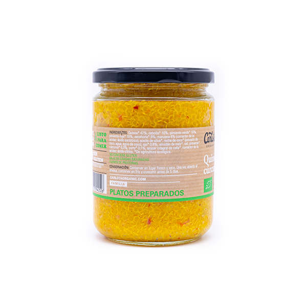 Quinoa verduras curcuma curry ECO