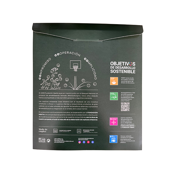 Pizza de jamón 395g ECO