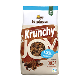 Muesli cacao sin azúcar Krunchy 375g ECO