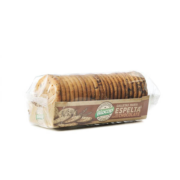 Galleta de espelta y chocolate 200g ECO