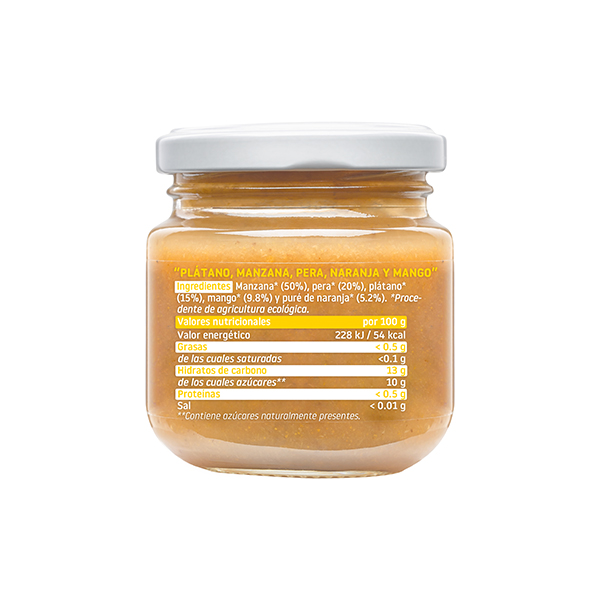 Puré Multifrutas 130g ECO