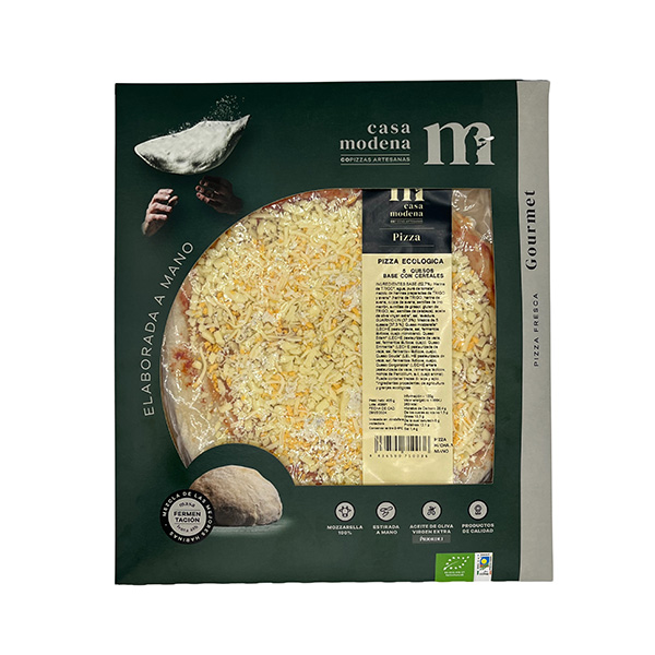 Pizza 5 formatges 340g ECO