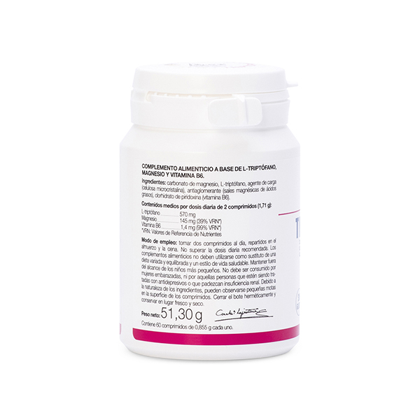 Triptòfan amb Magnesi + Vitamina B6 60u