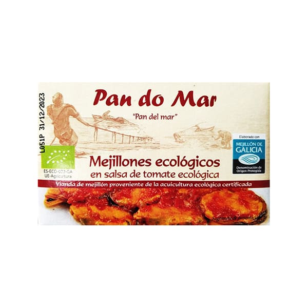 Mejillones Tomate 115g ECO
