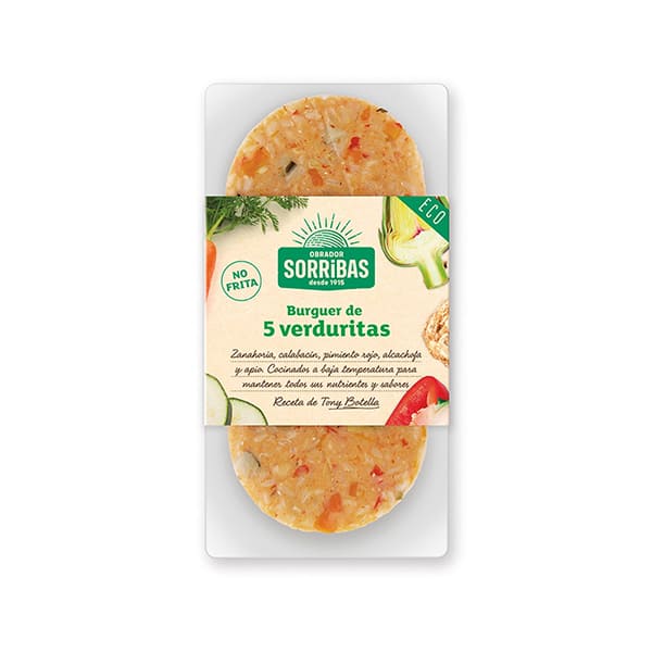 Burguer 5 Verduritas 160g ECO