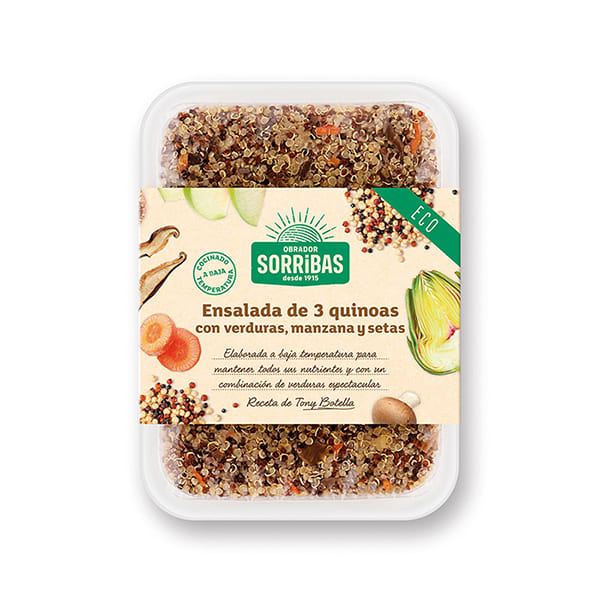 Ensalada de 3 quinoas y verduras 200g ECO
