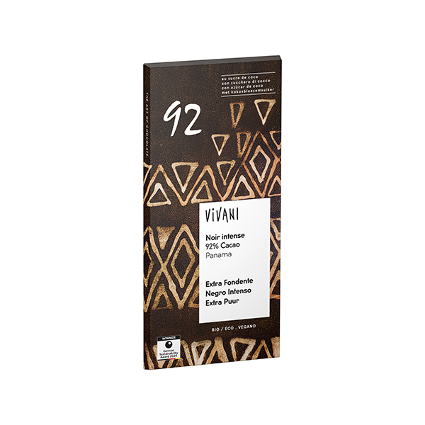 Xocolata 92% sucre coco 80g ECO