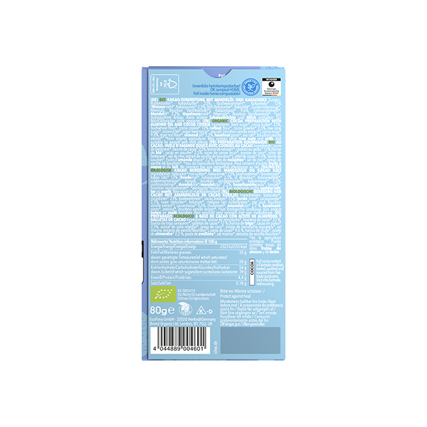 Chocolate vegano gall cacao 80g ECO