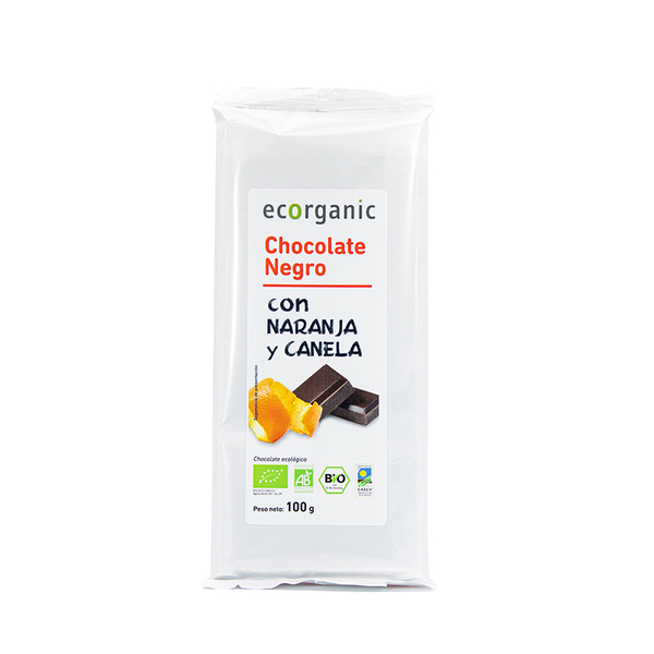 Chocolate Negro Naranja/Canela 100g ECO