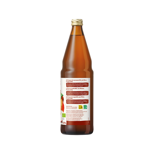 Vinagre manzana sin filtrar 750ml ECO