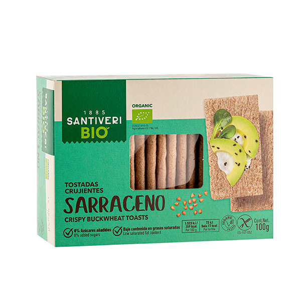 Galetes cruixents de blat sarraí 100g ECO