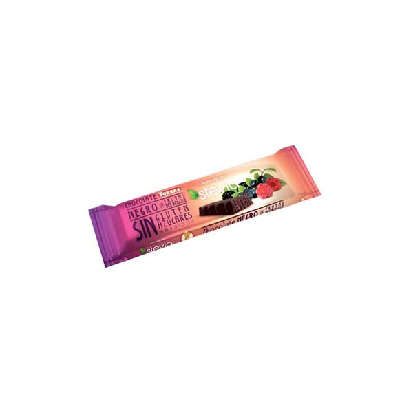 Chocolatina stevia negro/frutas bosq 35g Chocolatina stevia negro/frutas bosq 35g