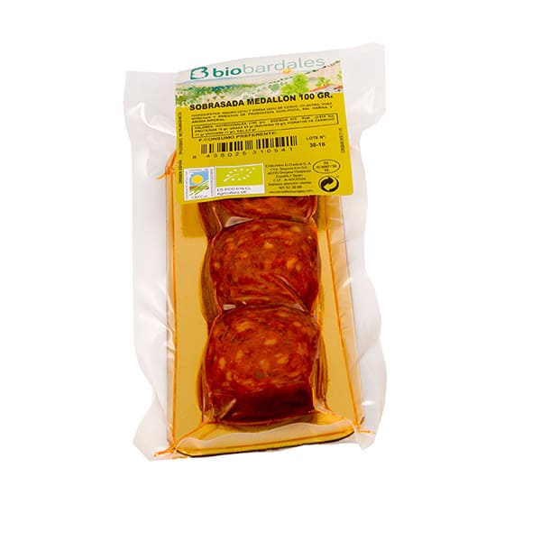 Sobrasada ext 3medallón 100g ECO
