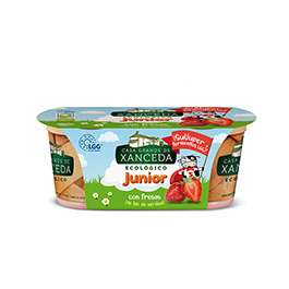 Yogur fresas junior 2x125g ECO