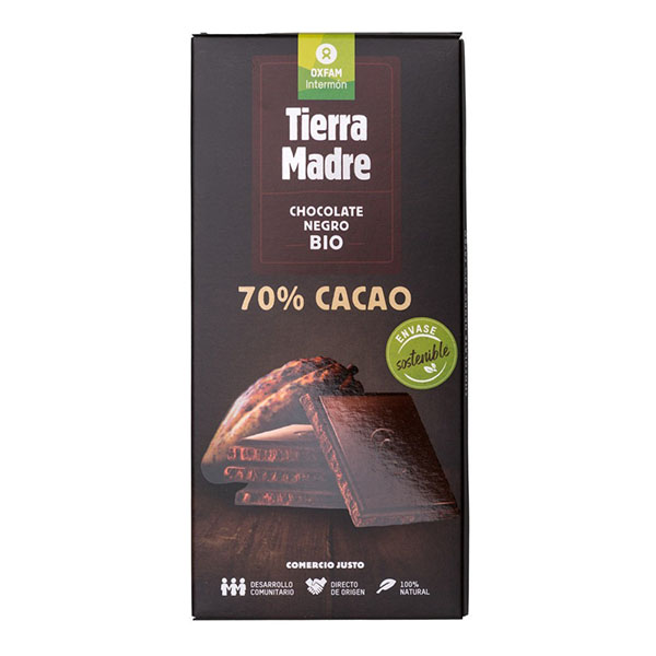 Choco negro 70% cacao 100g ECO