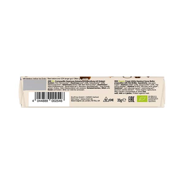 Barreta xoco white nougat 35g ECO