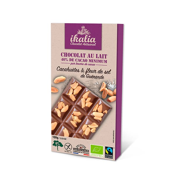 Choco leche cacahuete 100g ECO Choco leche cacahuete 100g ECO