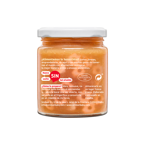Pasta con tomate 230g ECO