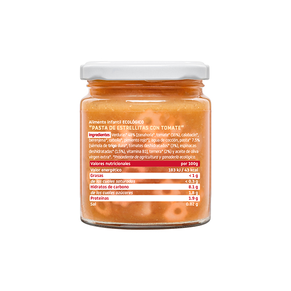 Pasta con tomate 230g ECO