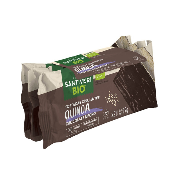 Tostada quinoa chocolate negro 3x19g ECO