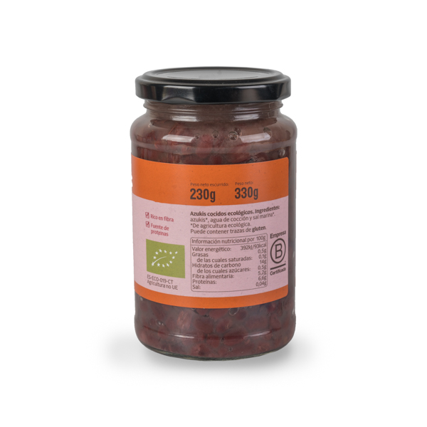 Azukis cocidos 230g ECO