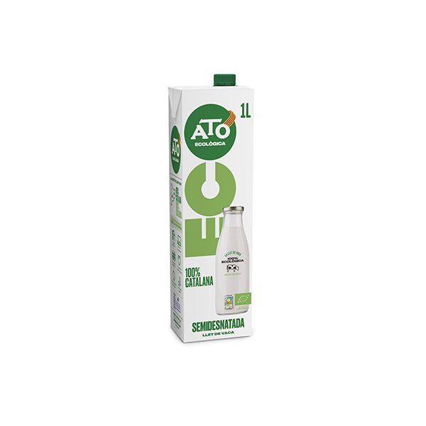 Llet vaca semidesnatada 1l ECO