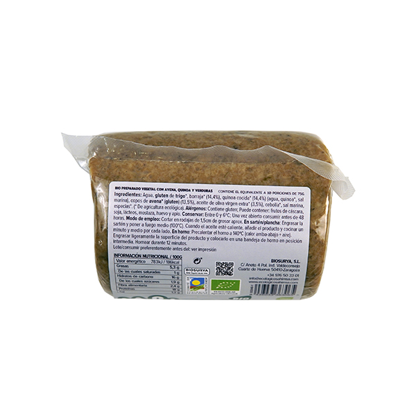 Burveggie Quinoa-verdura Ahimsa 750g ECO