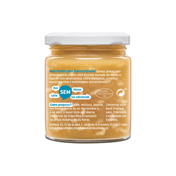 Arroz integ salmón guisante 230g ECO