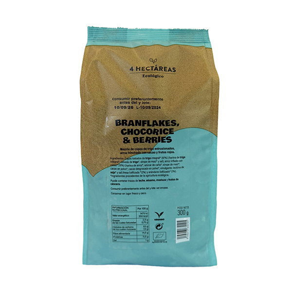 Bran flakes xoco berrie 300g ECO