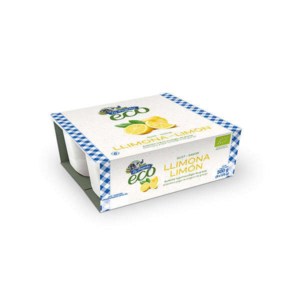 Yogur sabor limón 4x125g ECO