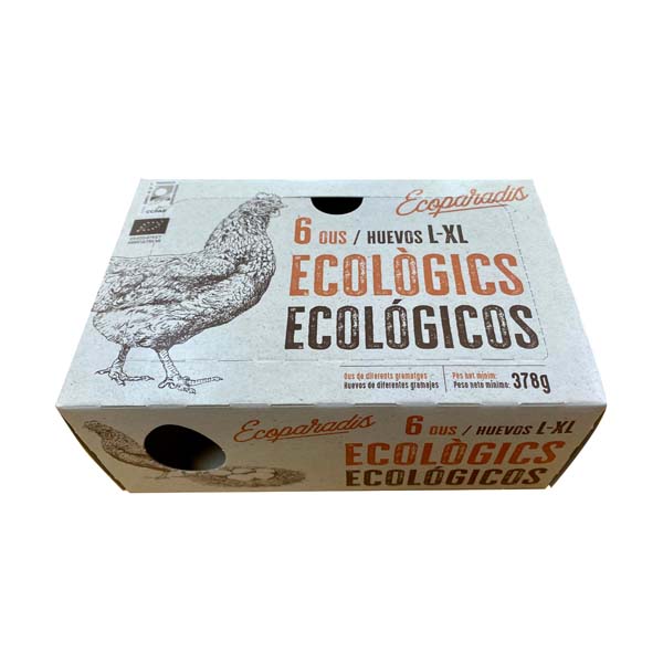 Huevos L XL Ecoparadís 6u ECO