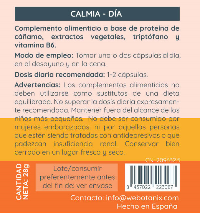 Calmia día ashwagadha 60cap
