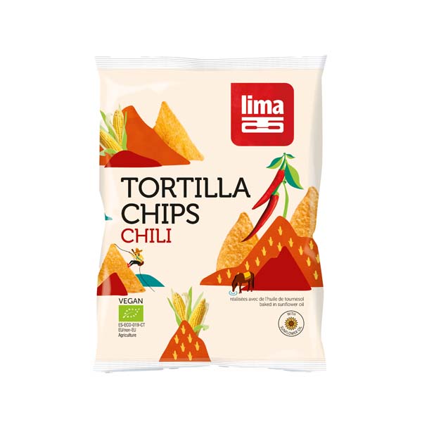 Tortilla chips chili 90g ECO
