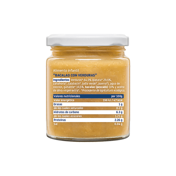 Puré bacalao pat verd 230g ECO