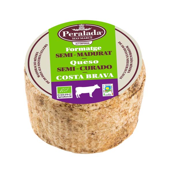 Formatge semi de vaca 250g ECO