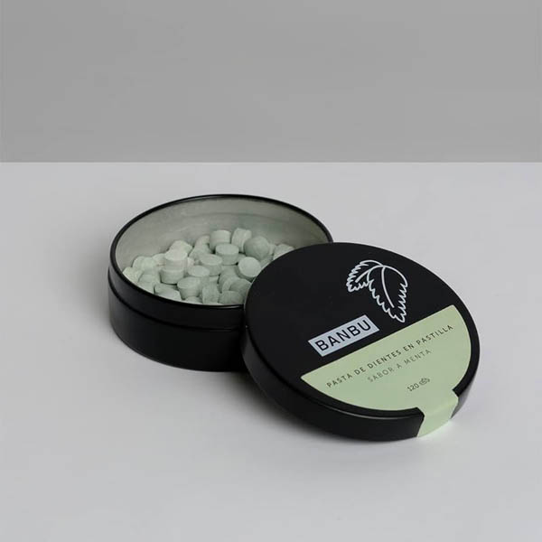 Dentífrico pastillas menta 120u ECO